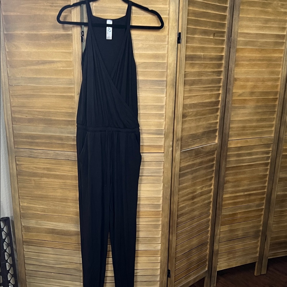 Med Couture Sleek Black Jumpsuit